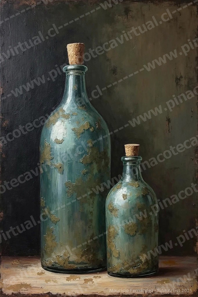 105.- Botellas antiguas