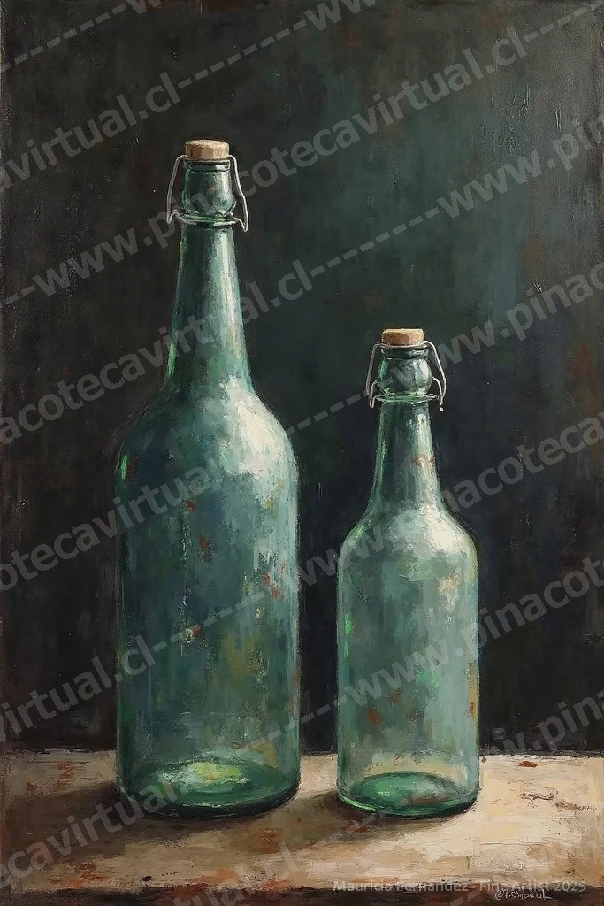 107.- Botellas antiguas